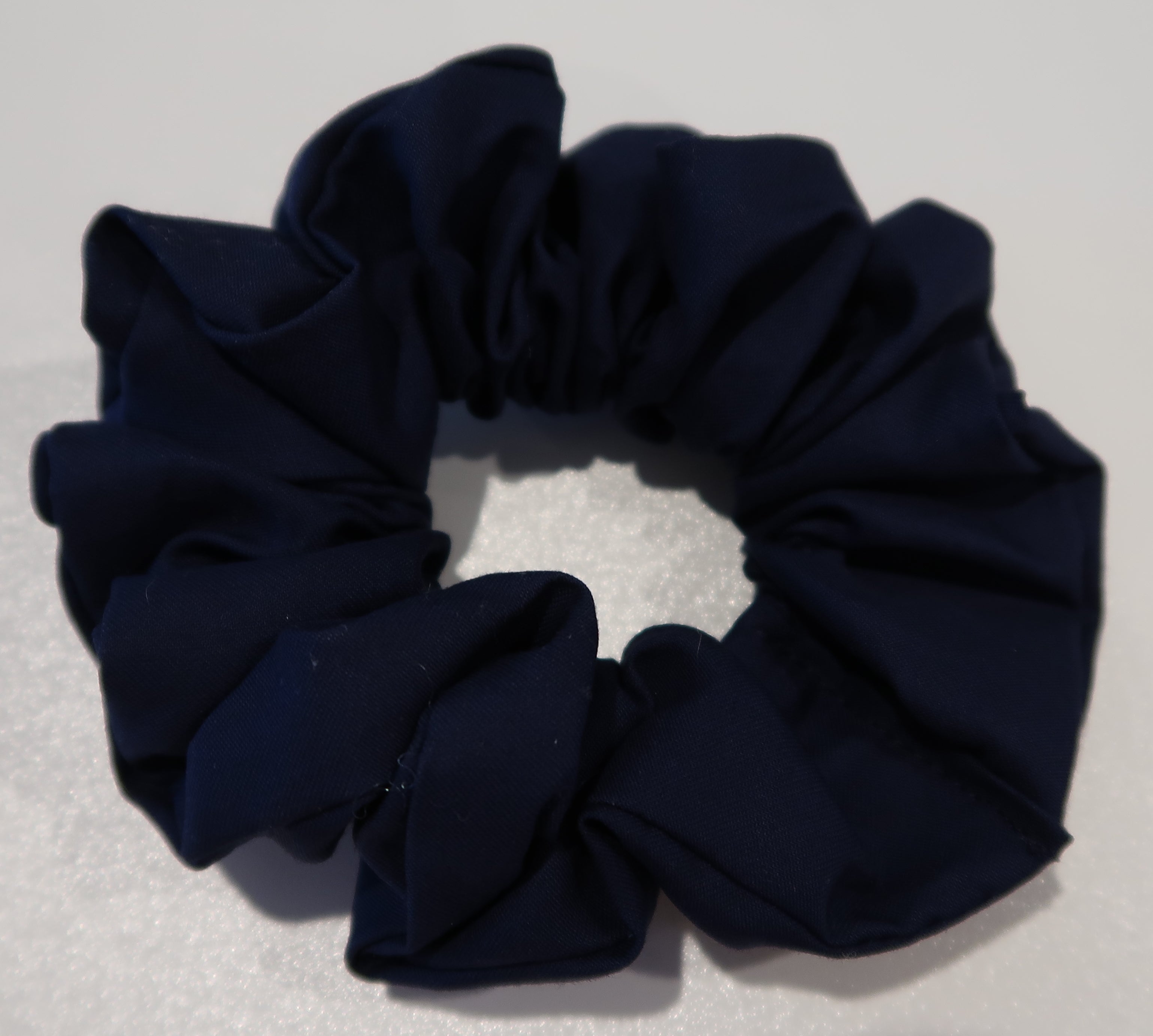 Navy Hair Scrunchy