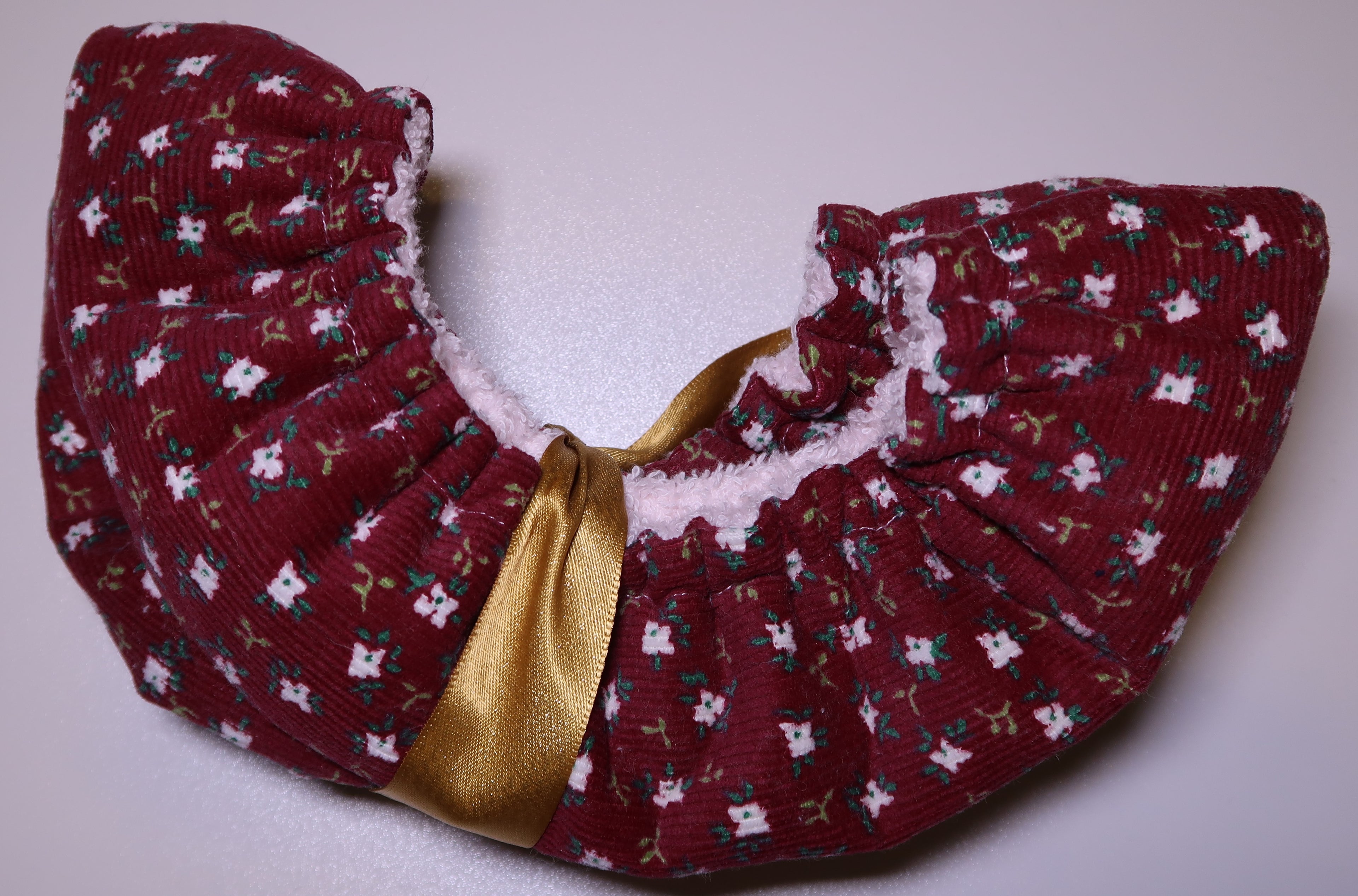 Burgandy Floral Ice Skate Soakers