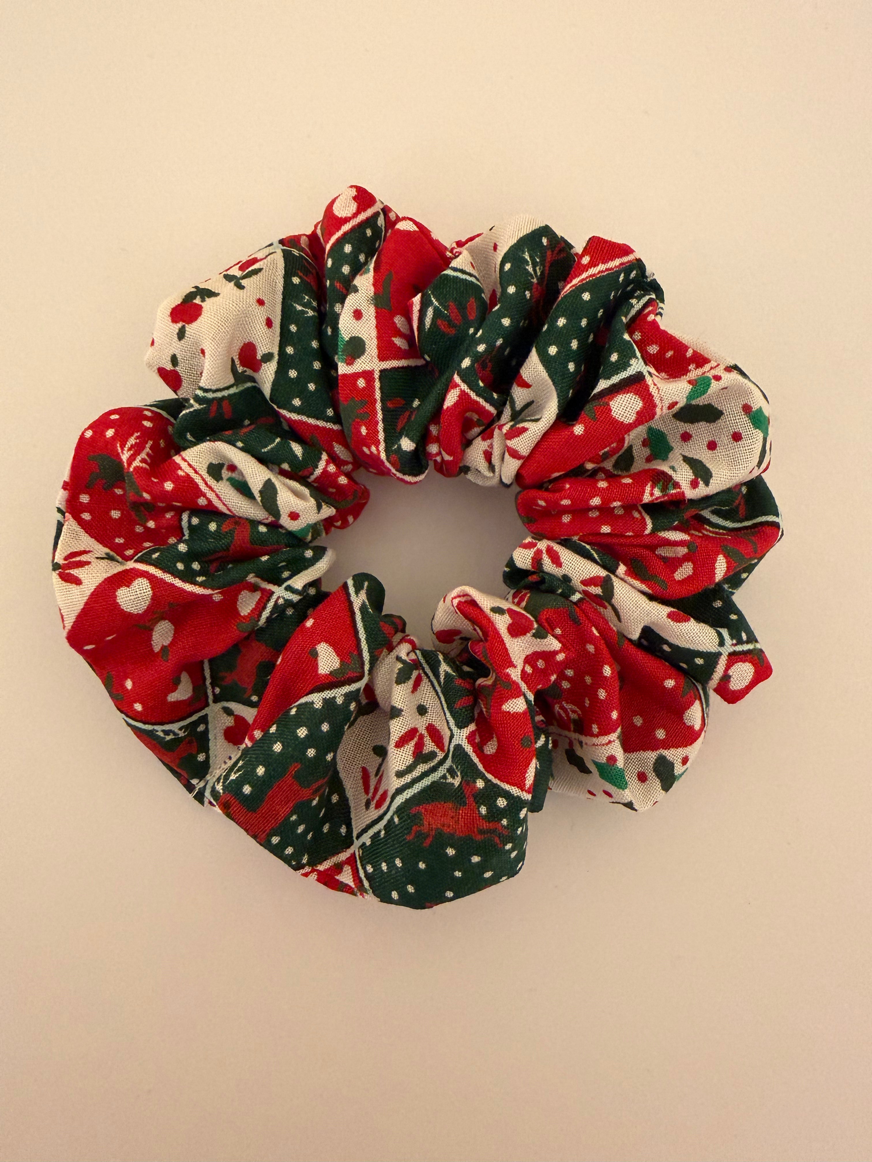Christmas Hair Scrunchy