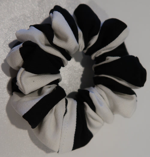 Black & White Hair Scrunchy